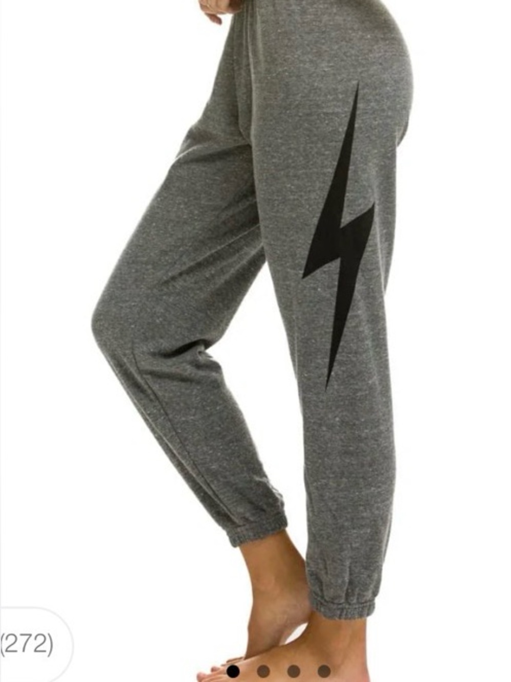 Aviator Nation Heather Bolt Sweatpants Heather Gray New Without Tags
